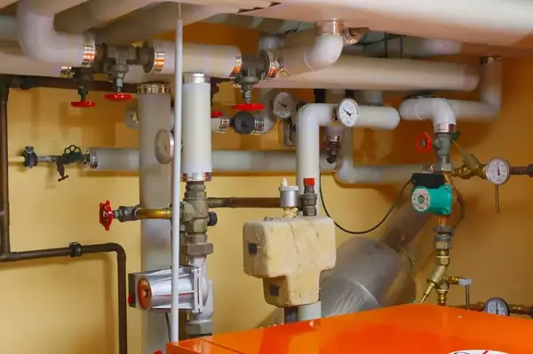 Plumbing maintenance work